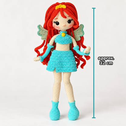 Crochet Bloom Amigurumi Fairy Doll Pattern