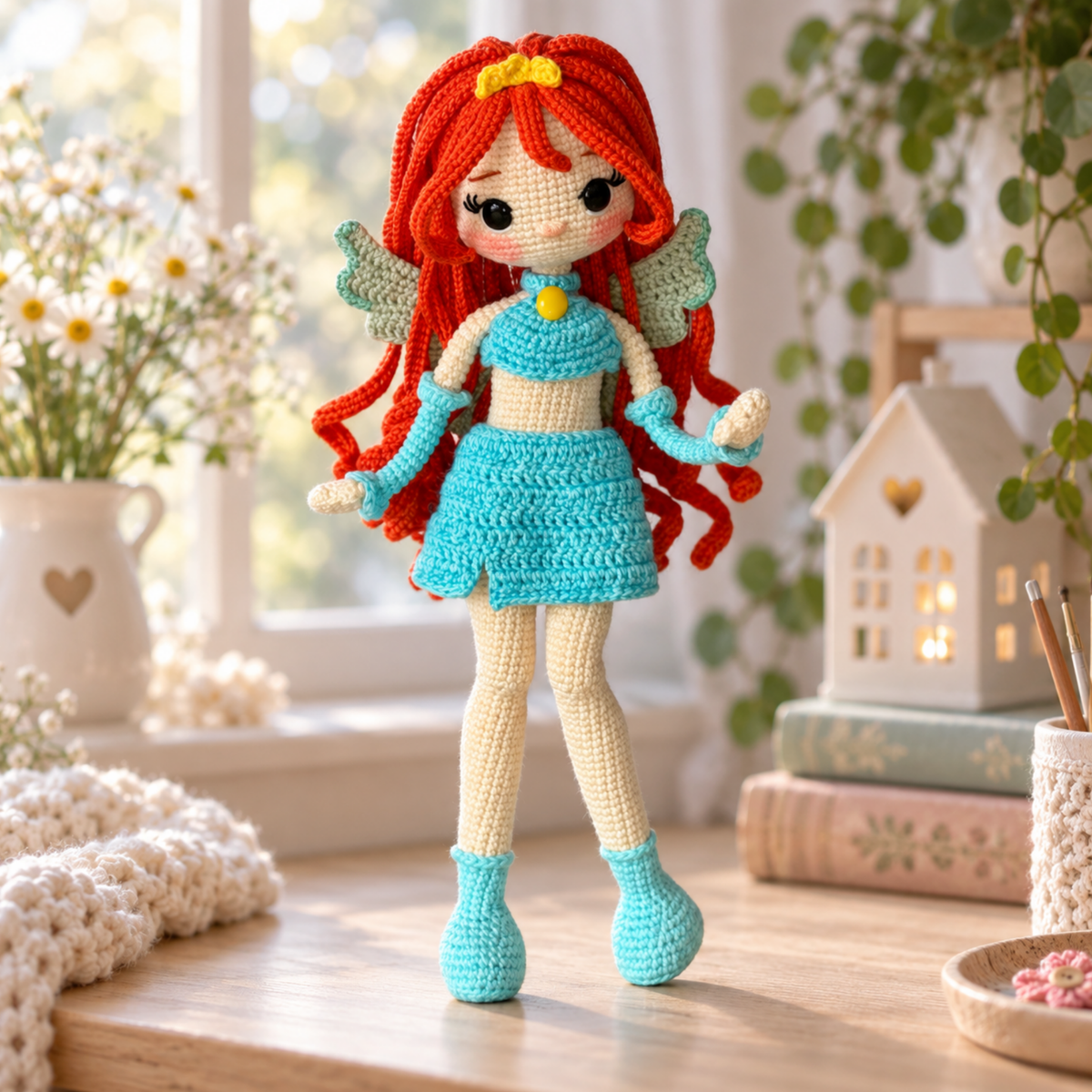 Crochet Bloom Amigurumi Fairy Doll Pattern