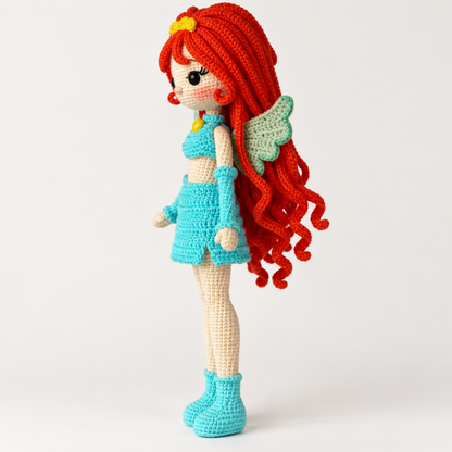 Crochet Bloom Amigurumi Fairy Doll Pattern