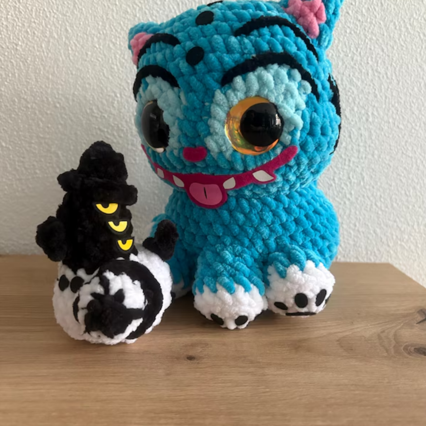 Crochet Derpy Tiger + Sussie Magpie Pattern