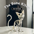 Crochet Bone Kitty Amigurumi Pattern