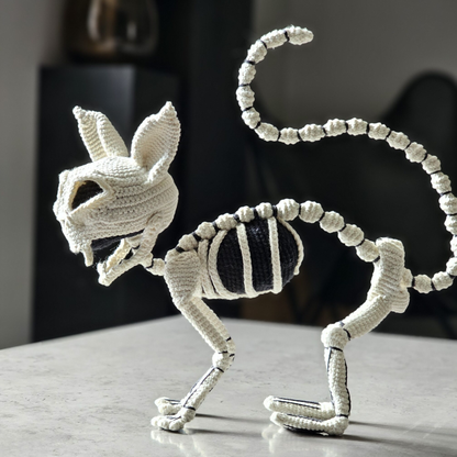 Crochet Bone Kitty Amigurumi Pattern
