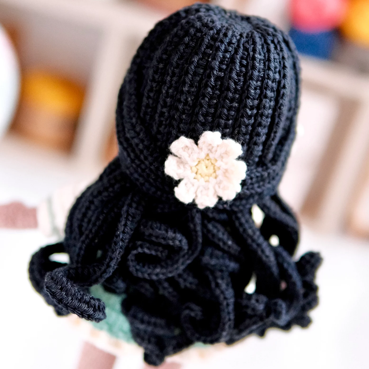 Crochet Camille Chamomile Flower Doll Pattern