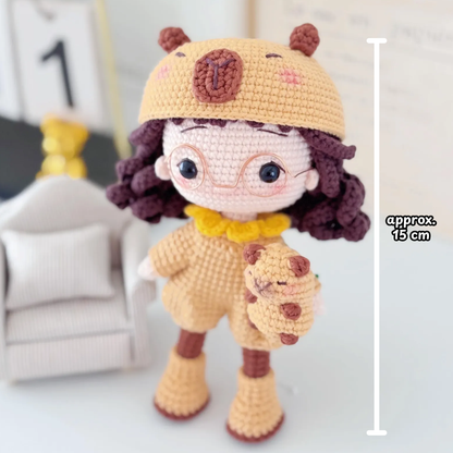 Crochet Capybara Doll Pattern