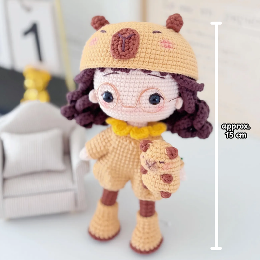 Crochet Capybara Doll Pattern