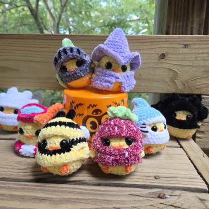 Chicks in Fairytale Outfits Crochet Patterns - PDF Patterns Bundle (6-in-1)