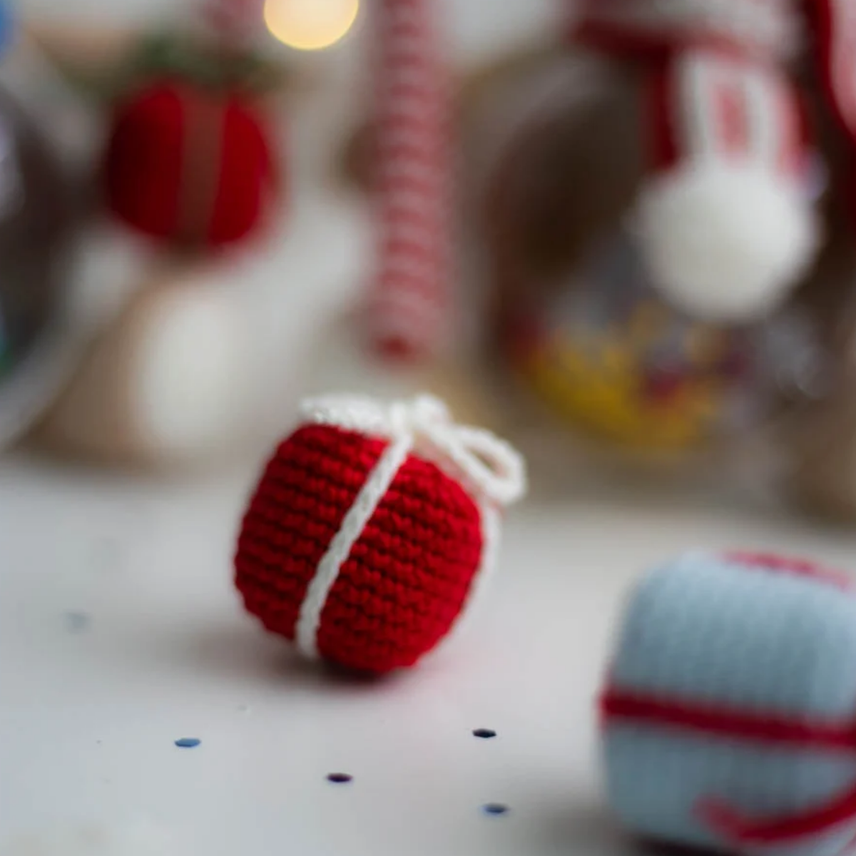 Crochet Christmas Bear Amigurumi Pattern (2 Bears)