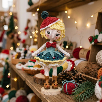 Crochet Christmas Doll Pattern
