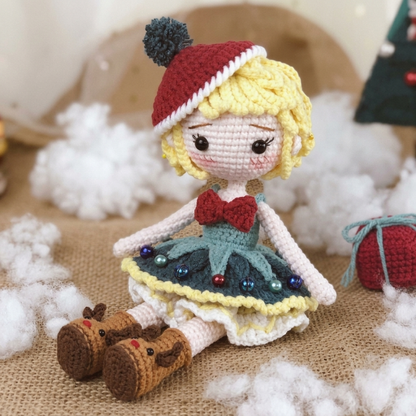 Crochet Christmas Doll Pattern