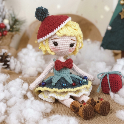 Crochet Christmas Doll Pattern