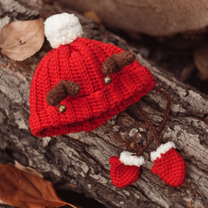 Crochet Christmas Outfit for Penguin Amigurumi Pattern