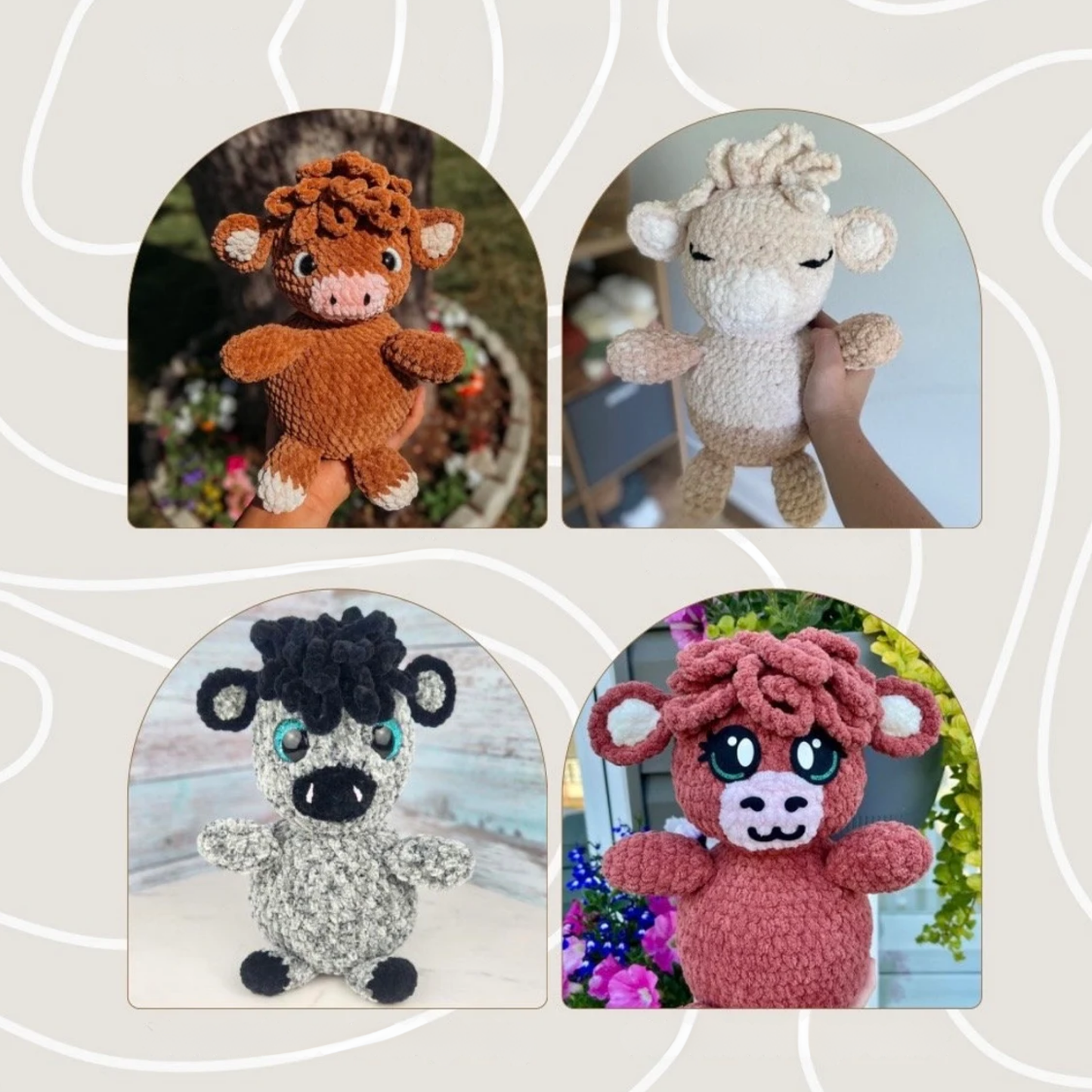 Crochet Highland Cow Pattern