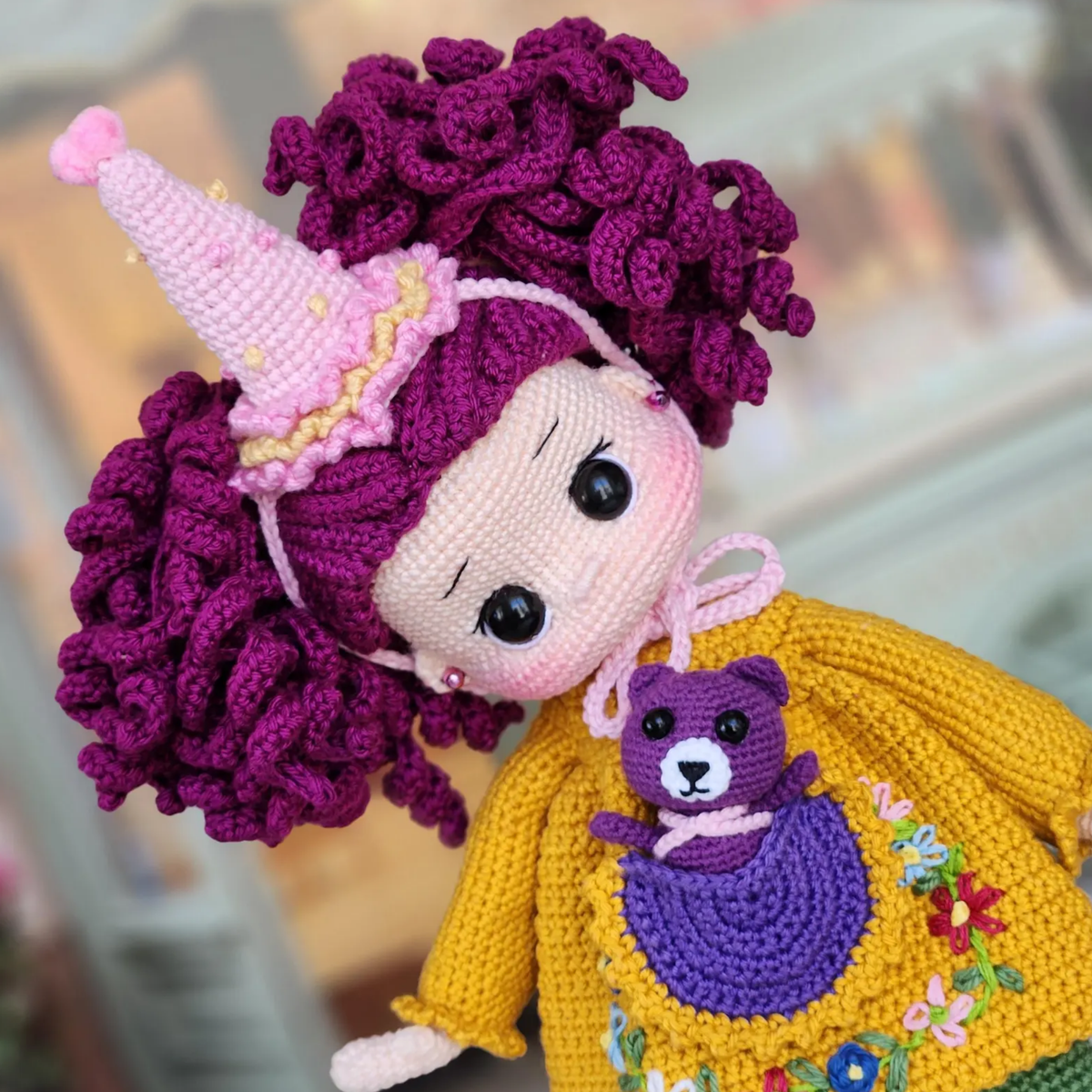 Crochet Clown Doll Pattern