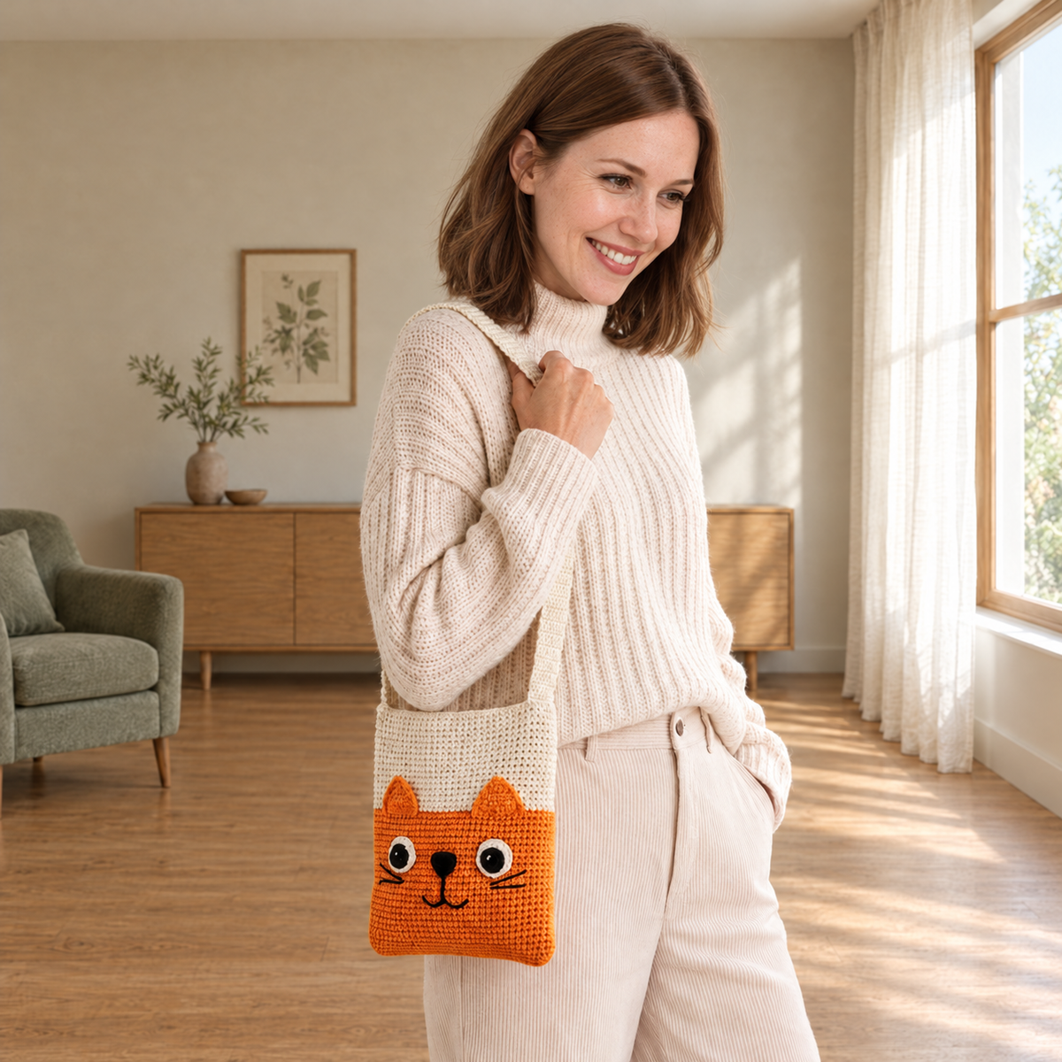 10-in-1 Crochet Cat Bags Bundle