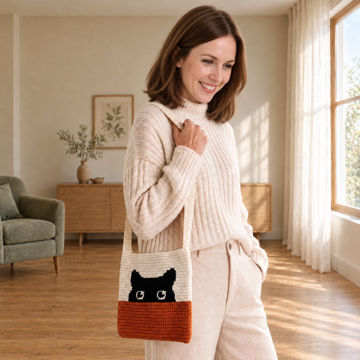 10-in-1 Crochet Cat Bags Bundle