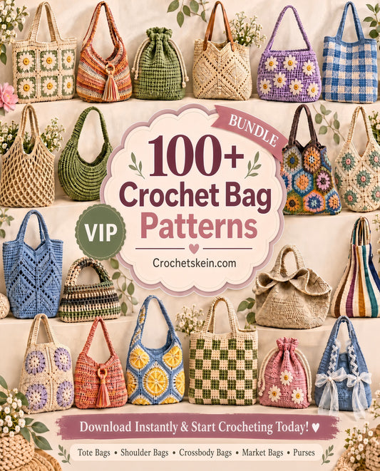 The Ultimate Crochet Bags Bundle 100+ Patterns