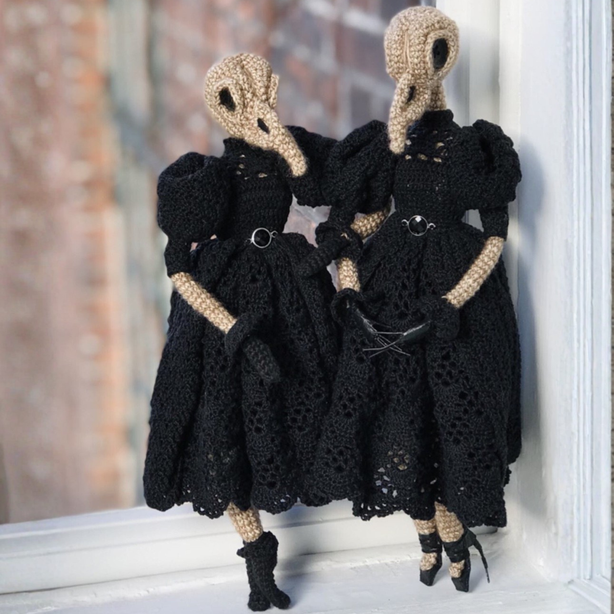 Crochet Crow Widow Amigurumi Pattern