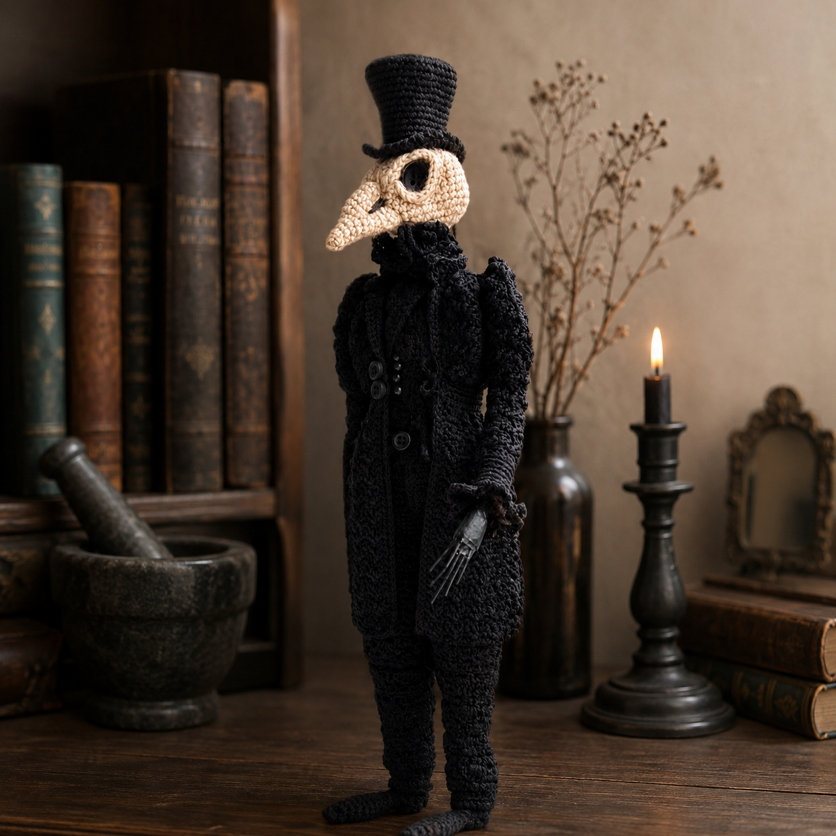 Crochet Crow Widower Pattern