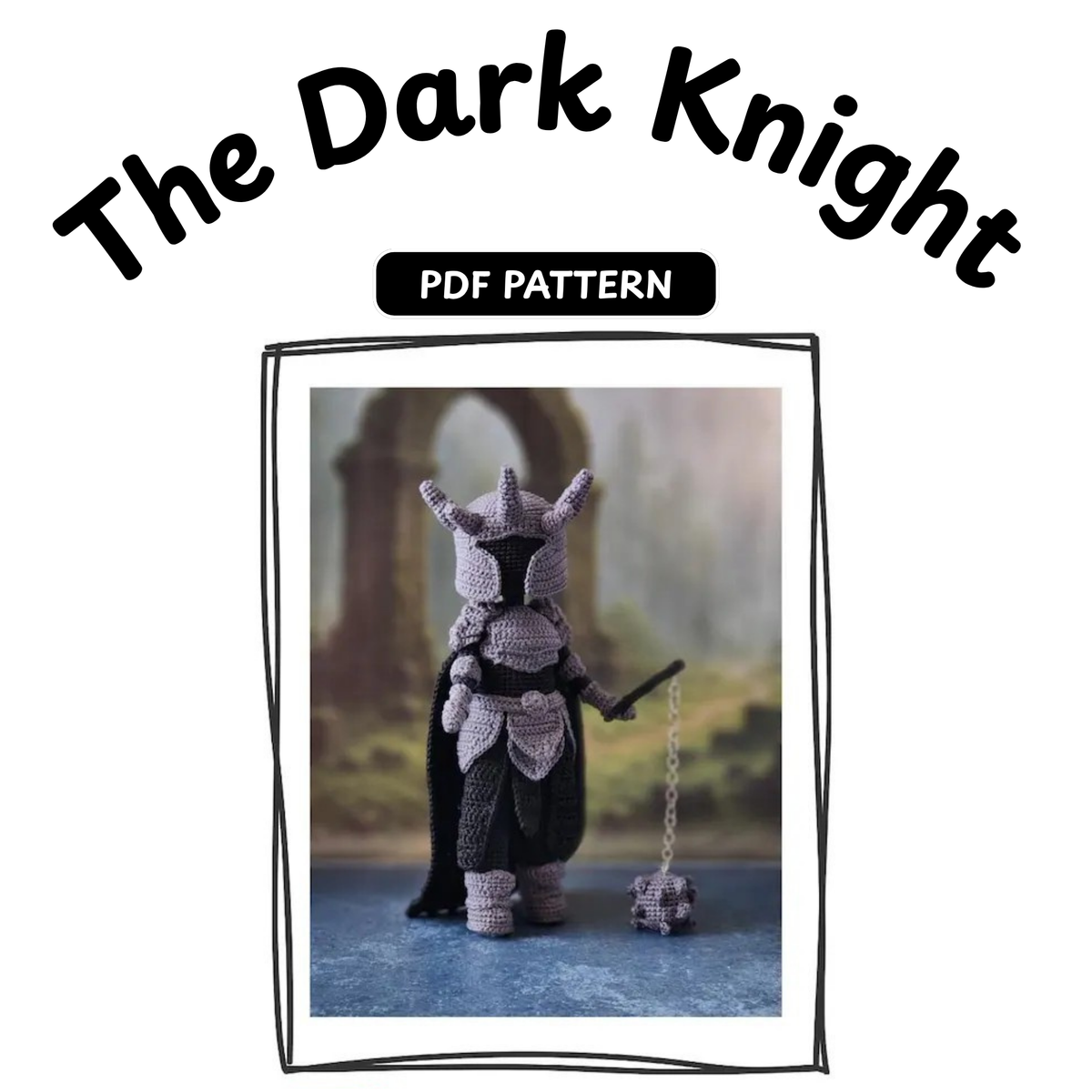 Crochet Dark Knight Amigurumi Pattern