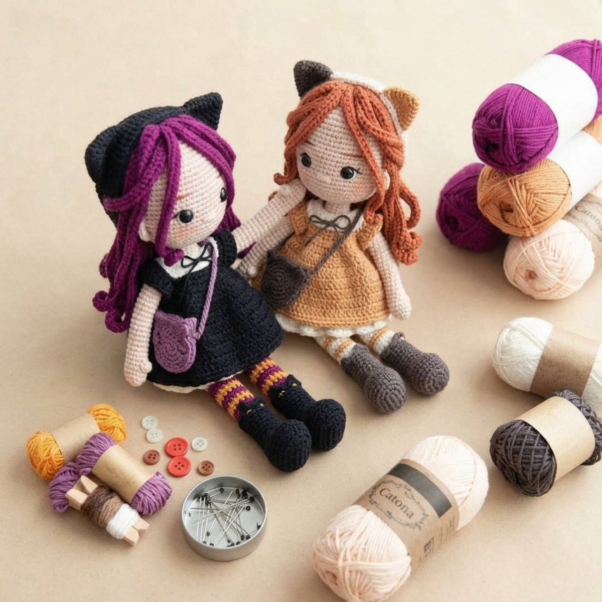 Crochet Doll Katy Pattern