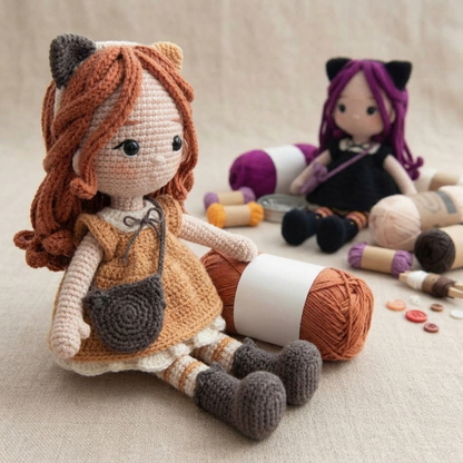 Crochet Doll Katy Pattern