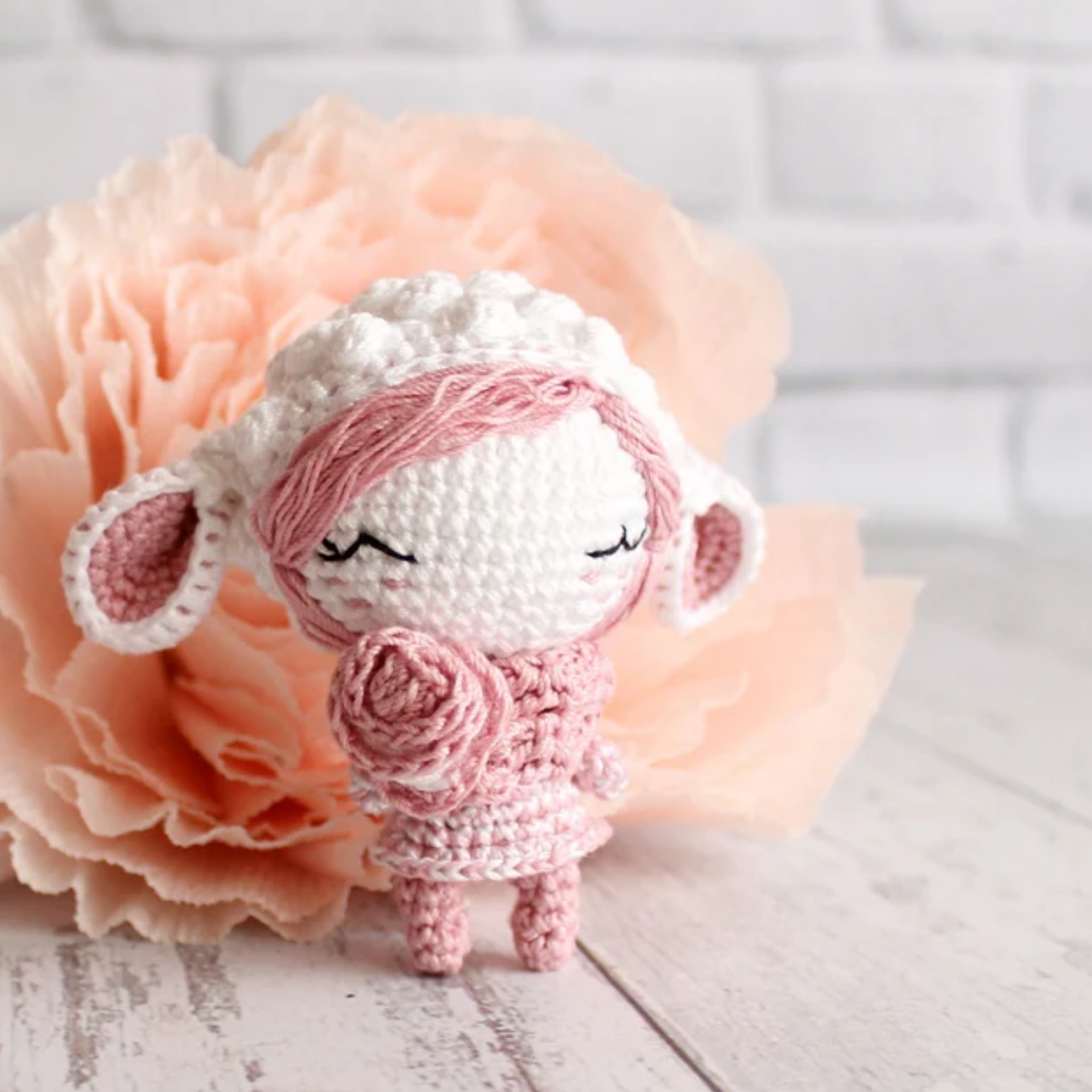 Crochet Girl Sheep Pattern