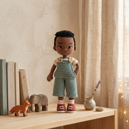 Crochet Doll Tony Pattern