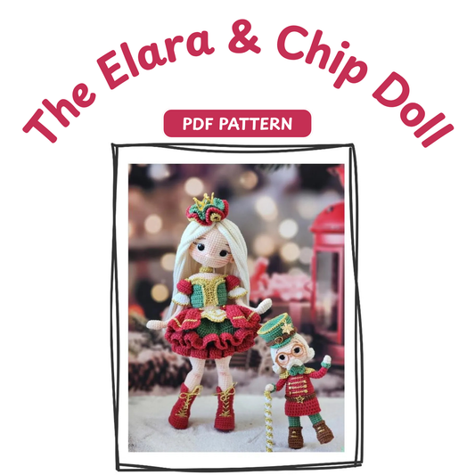 Crochet Elara Doll and Chip Pattern