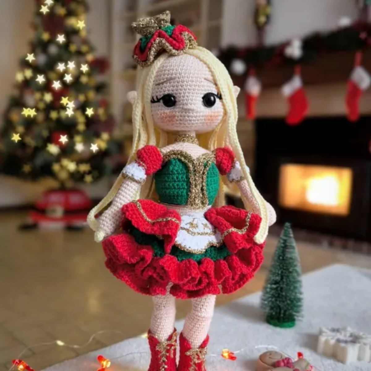 Crochet Elara Doll and Chip Pattern
