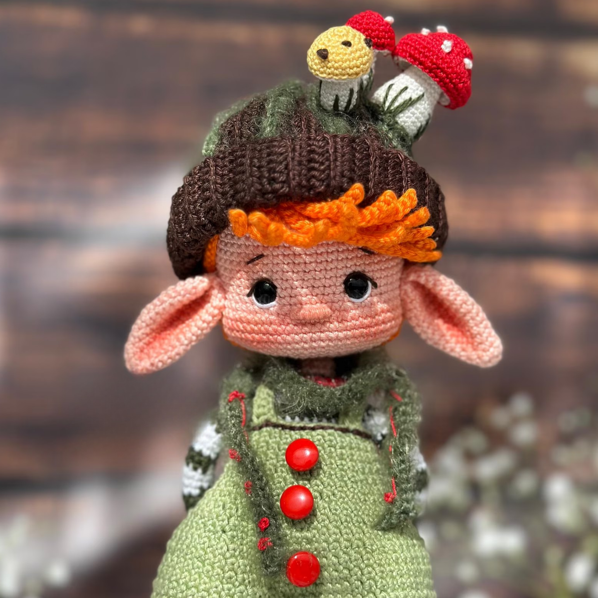 Crochet Elf Alder Amigurumi Doll Pattern