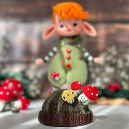 Crochet Elf Alder Amigurumi Doll Pattern