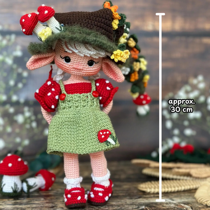 Crochet Elf Alin Amigurumi Doll Pattern