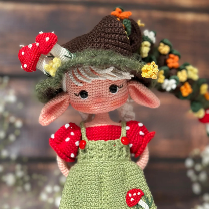 Crochet Elf Alin Amigurumi Doll Pattern