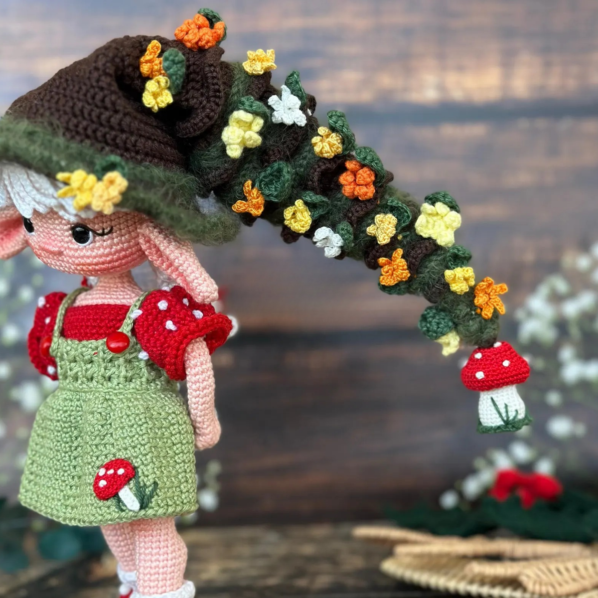 Crochet Elf Alin Amigurumi Doll Pattern