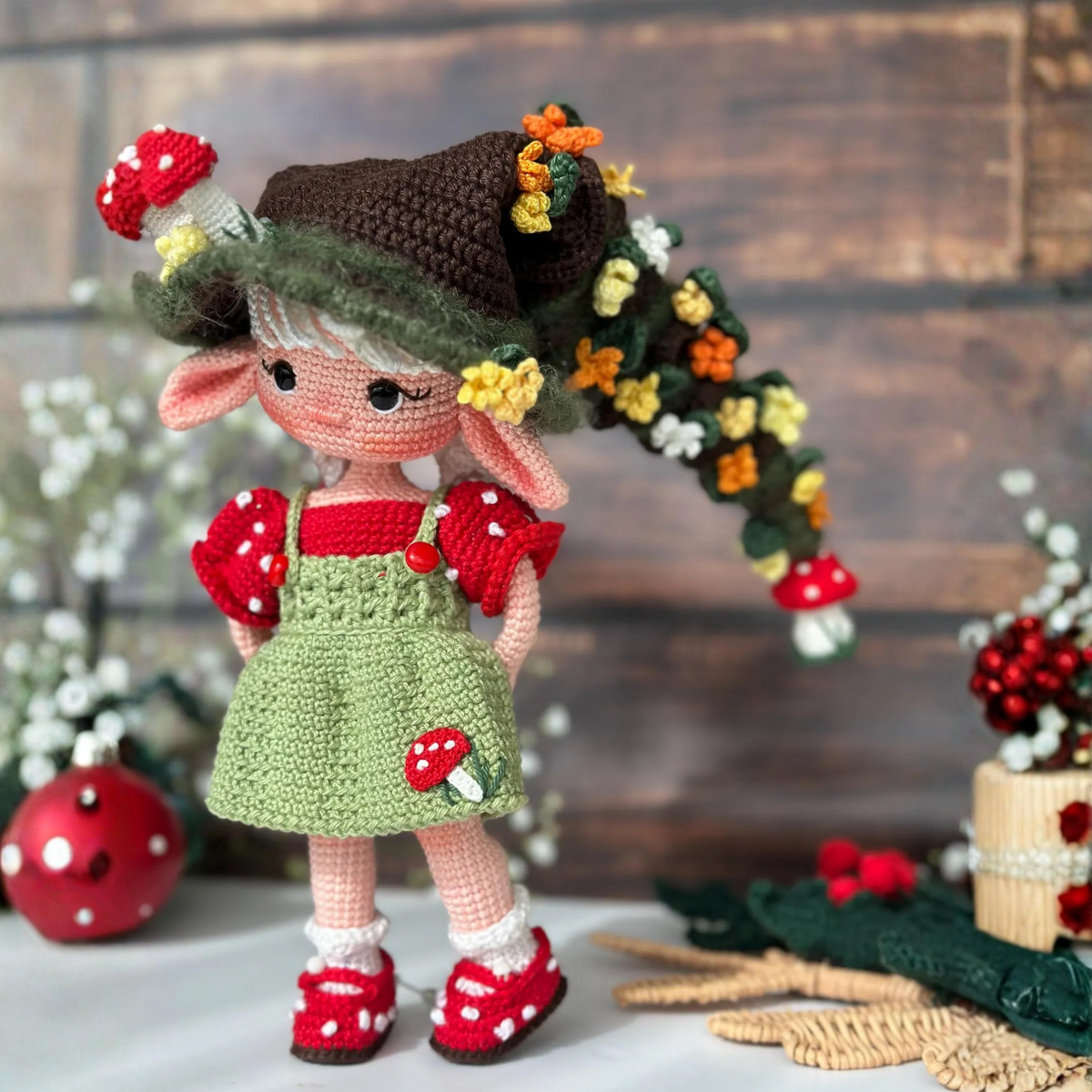 Crochet Elf Alin Amigurumi Doll Pattern