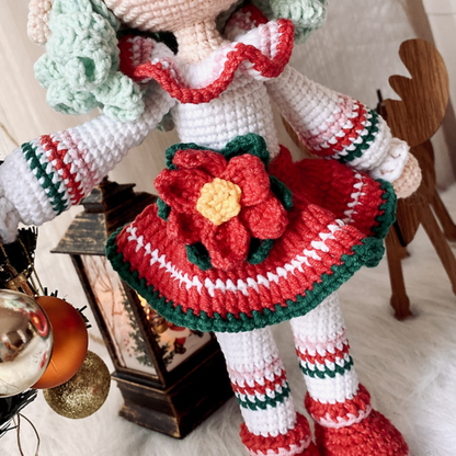 Crochet Christmas Elf Lucian Doll Pattern