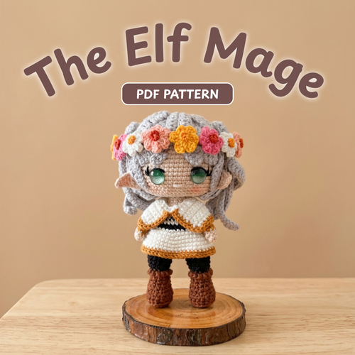 Crochet Elf Mage Amigurumi Pattern