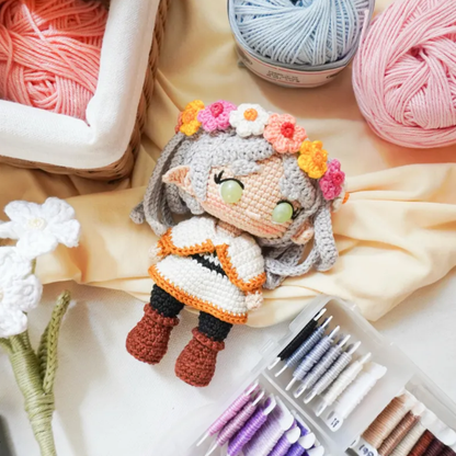 Crochet Elf Mage Amigurumi Pattern