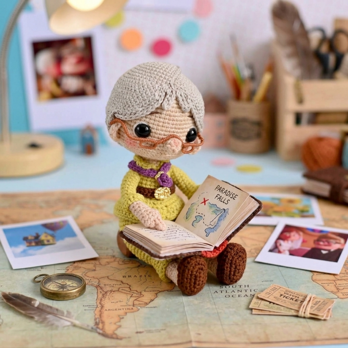 Crochet Ellie Fredriksen Pattern
