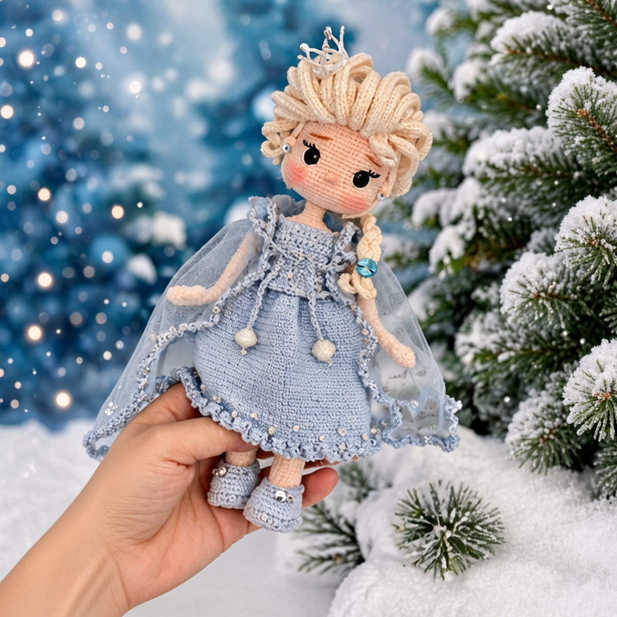 Crochet Elsa Doll Pattern