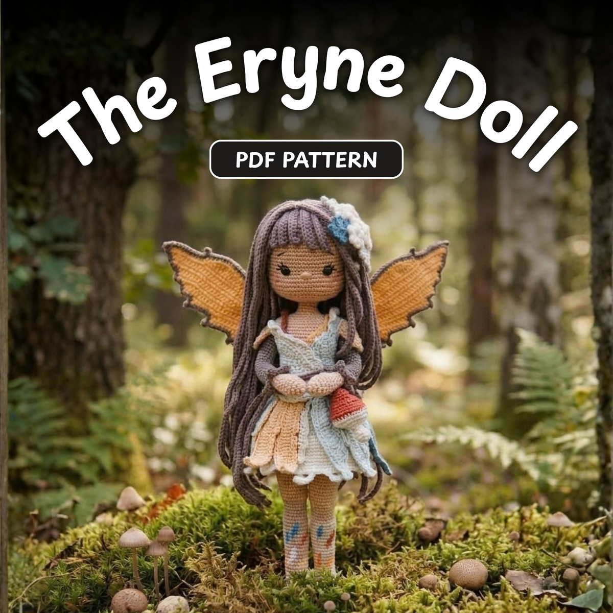 Crochet Eryne the Leaf Fairy Doll Pattern