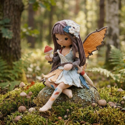 Crochet Eryne the Leaf Fairy Doll Pattern