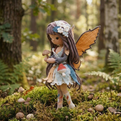 Crochet Eryne the Leaf Fairy Doll Pattern