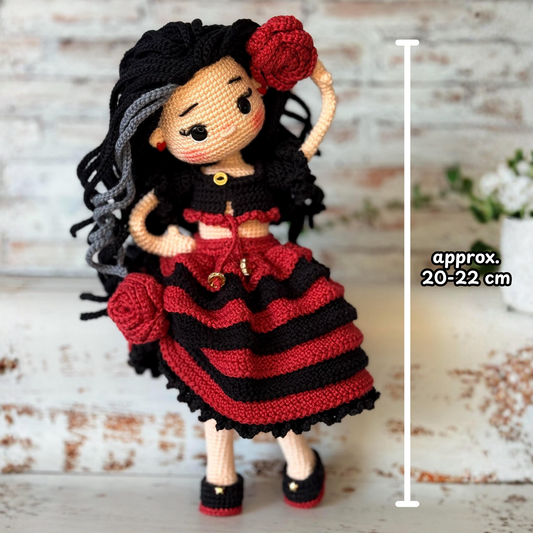 Crochet Esperanza Flamenco Doll Pattern