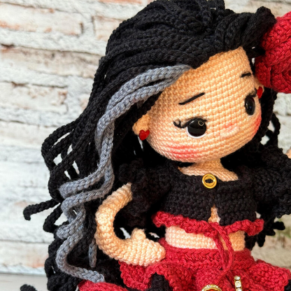 Crochet Esperanza Flamenco Doll Pattern