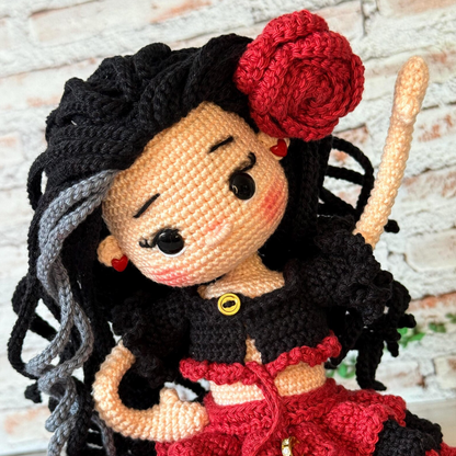 Crochet Esperanza Flamenco Doll Pattern