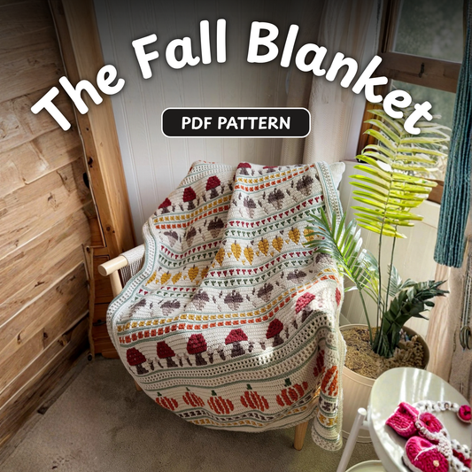 Crochet Fall Into Place Blanket Pattern
