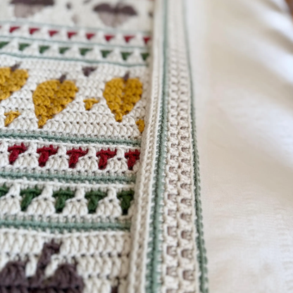 Crochet Fall Into Place Blanket Pattern