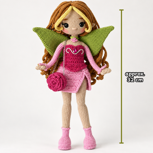 Crochet Flora Amigurumi Fairy Doll Pattern