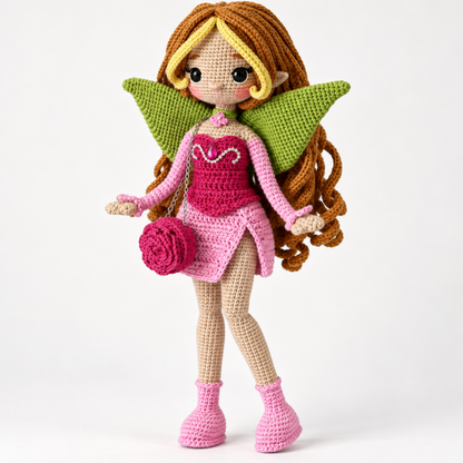 Crochet Flora Amigurumi Fairy Doll Pattern